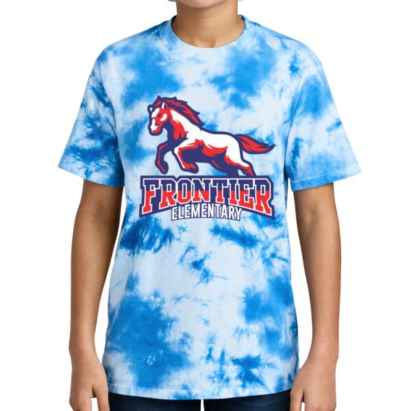 Frontier Elementary Tie Dye Youth Tshirt Thumbnail